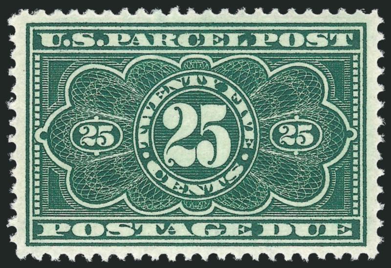 2c-25c Parcel Post Postage Due (JQ2-JQ5).> Mint N.H., choice margins and rich colors, Extremely Fine group, 5c and 25c with 2008 and 2006 P.S.E. certificates respectively (XF 90 SMQ $585.00 combined), 2c and
10c with 2004 P.F. certificates