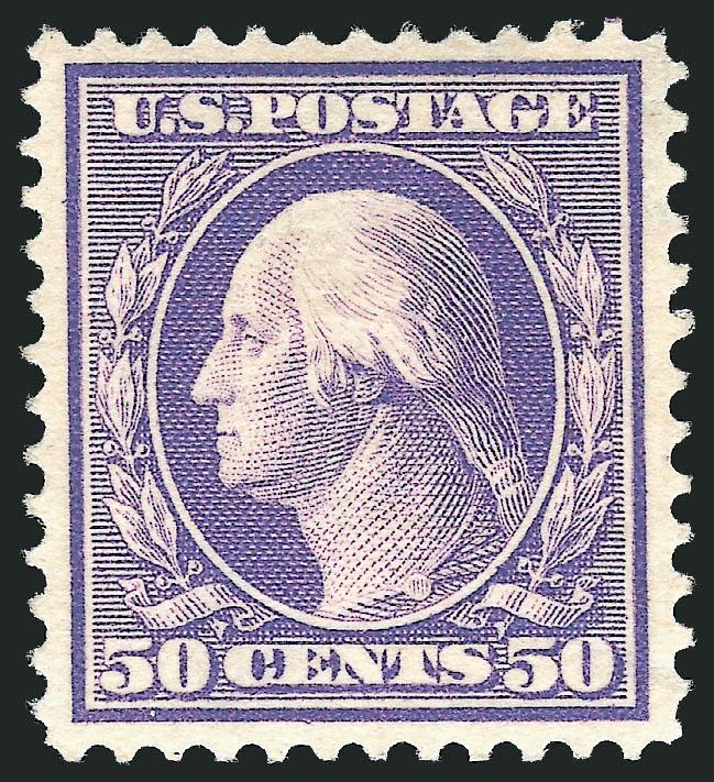 1908-09 Issue Balance (331382).> 20 stamps incl. Nos. 331-341 and 374-382, original gum, several Mint N.H., nice margins and vivid colors throughout, Very Fine-Extremely Fine, nine certificates
accompany