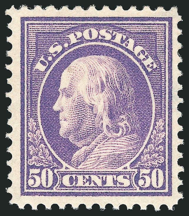 8c-$1.00 1912-14 Issue (414-423).> fresh colors and most attractively centered, Fine-Very Fine, No. 421 2008 P.F. certificate, No. 423 2009 Weiss certificate