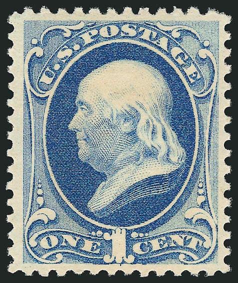 1c Dark Ultramarine (182).> Original gum, barest trace of hinging, rich color on bright paper, well-proportioned margins, Very Fine and choice, with 2004 P.F. certificate