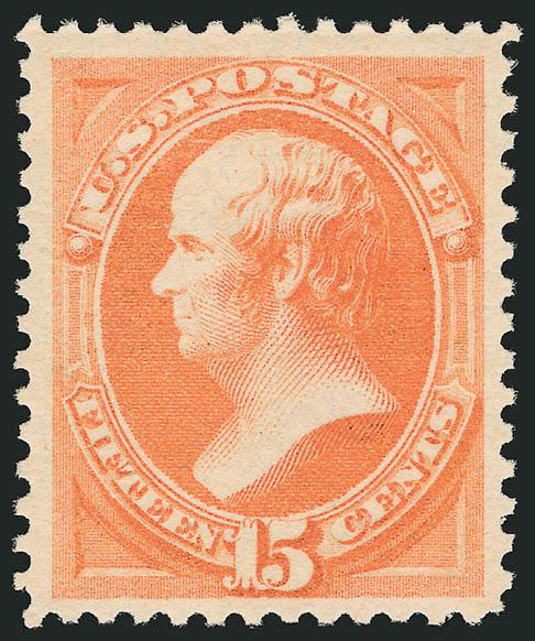 15c Red Orange (189). Mint N.H.,> brilliant color as fresh as the day it was printed, choice centering with wide margins, Extremely Fine Gem, a gorgeous stamp, with 2002 P.F. certificate