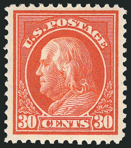 30c Orange Red (420).> Mint N.H., vivid color on bright paper, well-balanced margins, Very Fine and choice, with 1999 P.F. certificate