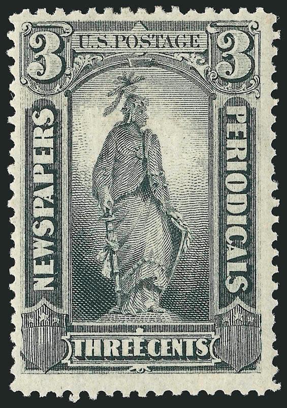 3c Black, 1875 Issue (PR10).> Original gum, bright shade, crisp impression, wide margins, fresh and Very Fine, with 2002 P.S.E. certificate