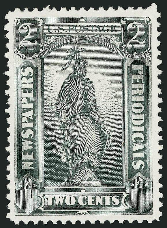 2c Gray Black, 1875 Special Printing, Horizontally Ribbed Paper (PR33a).> Without gum as issued, bright shade, clear horizontal ribbed paper lines, Extremely Fine, ex Vineyard, with 2002 P.F. certificate