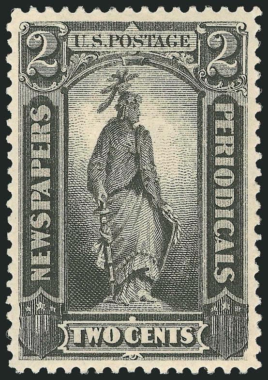 2c Black, 1879 Issue (PR57).> Original gum, lightly hinged, perfectly centered with huge margins, intense shade and impression, Extremely Fine Gem, with 1992 P.F. certificate