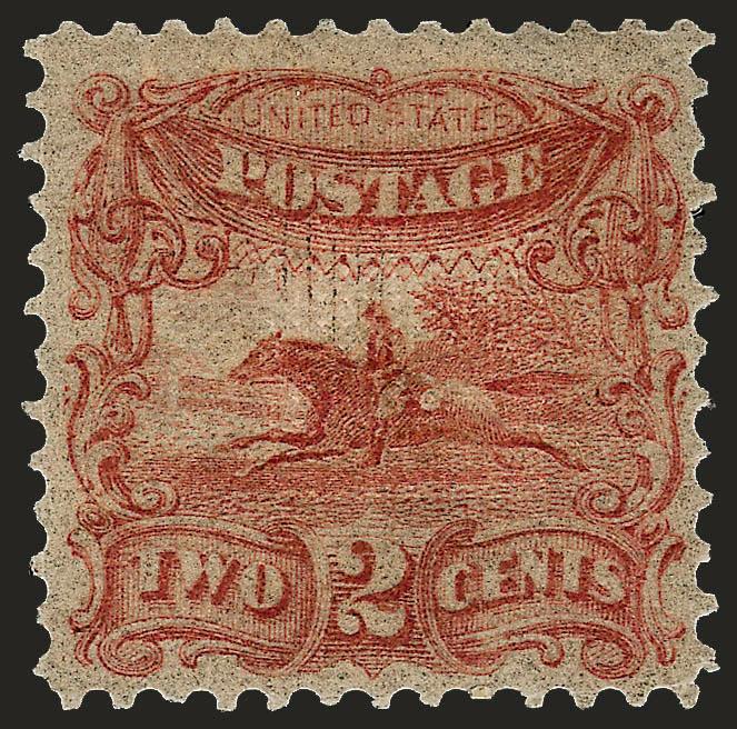 2c Small Numeral, Plate Essay on Stamp Paper, Perforated 12, Grilled (113-E3e).> Block of four, pair and seven singles, wide range of colors with little duplication, fresh and Fine-Very Fine