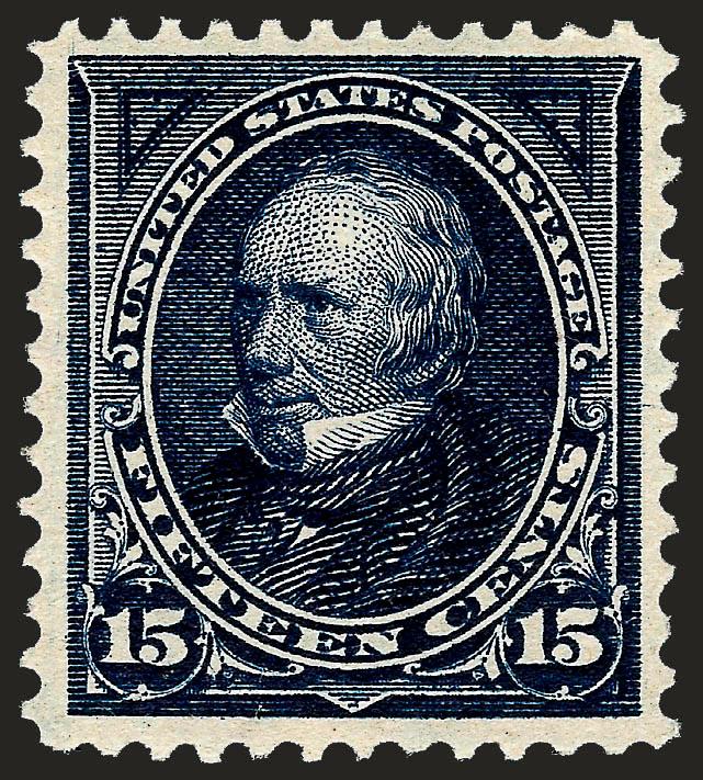 15c Dark Blue (274).> Original gum, barest trace of hinging, intense shade on bright paper, well-balanced margins, Very Fine and choice