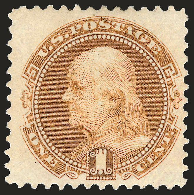 1c Buff, Re-Issue (123).> Original gum, lightly hinged, fresh and Very Fine, with 2008 P.S.E. certificate