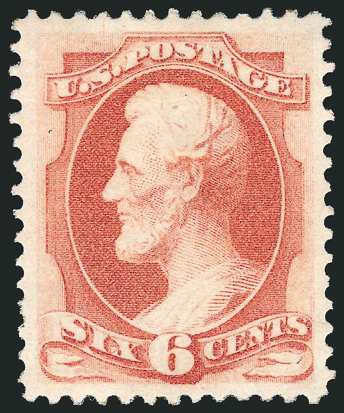 6c Dull Pink (159).> Original gum, lightly hinged, radiant color, well-proportioned margins, fresh and Extremely Fine, a pretty stamp, with 1999 and 2006 P.F. certificates (XF 90 SMQ $1,250.00)