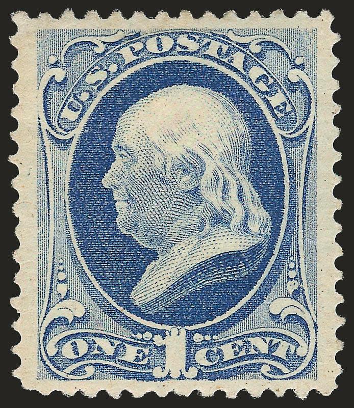 1c Dark Ultramarine (182).> Original gum, lightly hinged, outstanding wide Jumbo margins, deep rich color and pretty impression, Extremely Fine, with 2005 P.S.E. certificate (OGph, XF 90 Jumbo SMQ $800.00 as
90, $1,450.00 as 95)