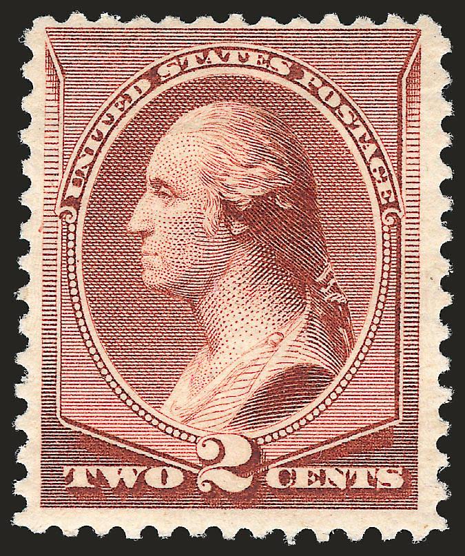 2c Pale Red Brown, Special Printing (211B).> Original gum, bright color, Fine, HFC (H.F. Colman) handstamp guarantee