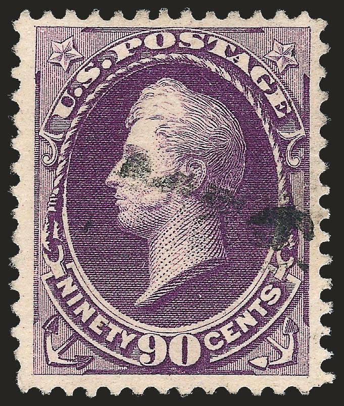 90c Purple (218).> Attractively centered, deep rich color and small cancel, Very Fine, with 2008 P.F. certificate