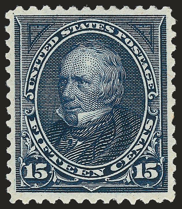 15c Dark Blue (274).> Mint N.H., nearly flawless centering, intense color and clear impression, Extremely Fine, with 1999 P.F. certificate