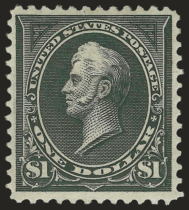 $1.00 Black, Ty. I (276).> Original gum, single hinge mark, proof-like impression, Very Fine and choice, with 2004 P.F. certificate