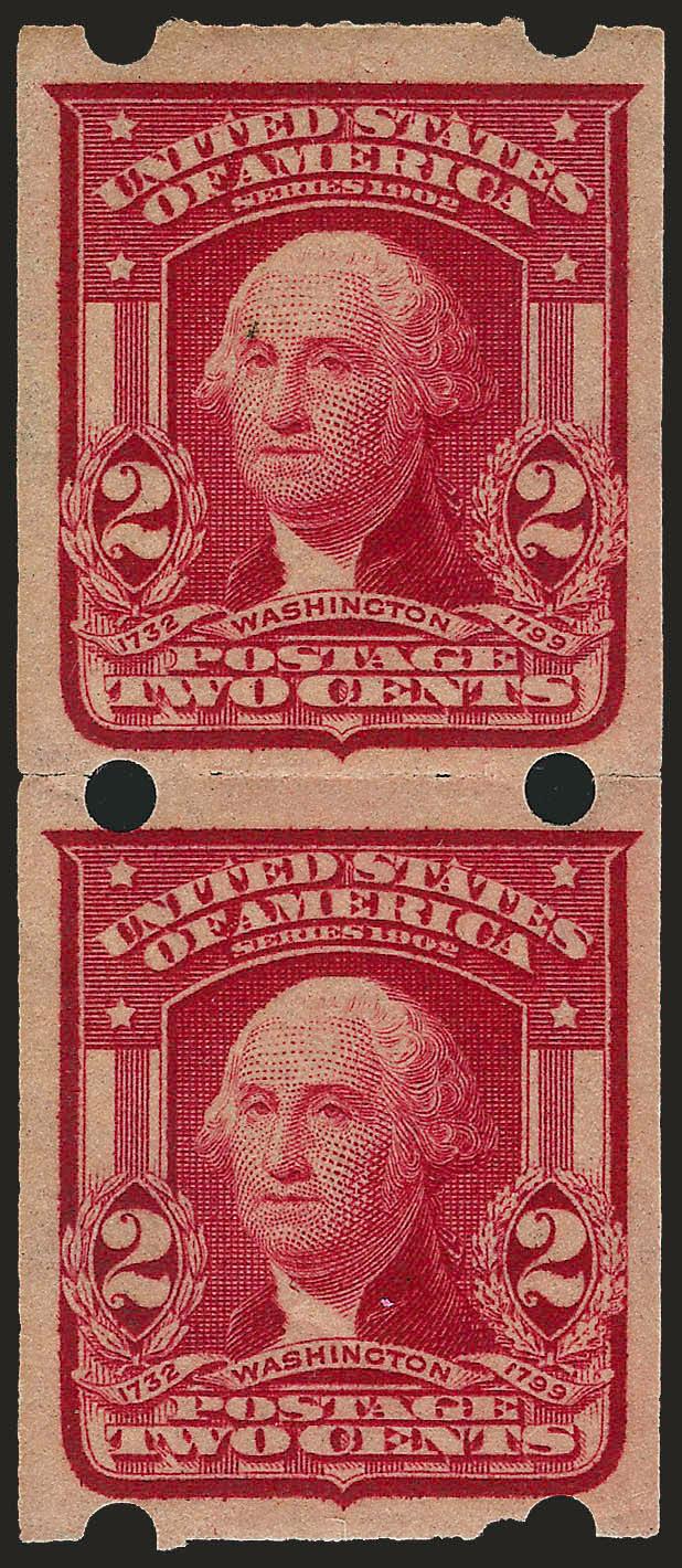 1c-2c 1906-08 Issue, Brinkerhoff Ty. IIa (314, 320, 320a).> Pairs, both 2c Mint N.H., Very Fine, No. 314 with 2002 P.S.E. certificate