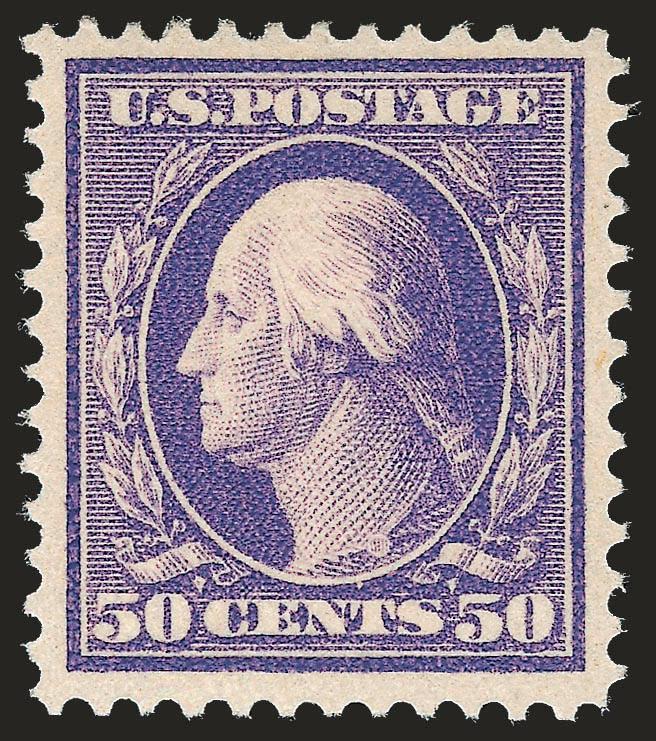 50c Violet (341).> Lightly hinged, pretty shade, wide margins, Very Fine and choice, with 2008 P.S.E. certificate (OGph, VF-XF 85 SMQ $455.00)
