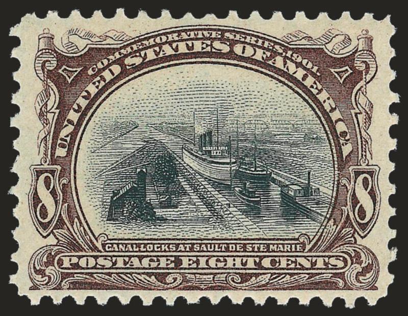 8c Pan-American (298).> Mint N.H., rich colors, well-proportioned margins, Extremely Fine, a pretty stamp, with 1992 P.F. certificate