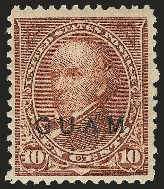1900, 10c Brown, Ty. I, Special Printing (8SP).> Original gum, lightly hinged, with red Special Surcharge backstamp, Very Fine, with 1978 P.F. certificate
