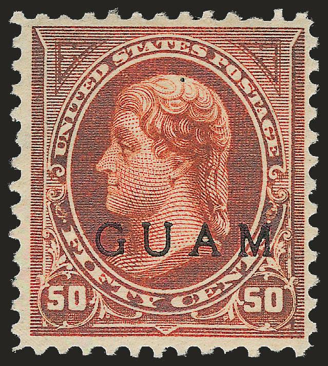1900, 50c Orange, Special Printing (11SP).> Original gum, faintly hinged, with red Special Surcharge backstamp, color somewhat oxidized, otherwise Very Fine