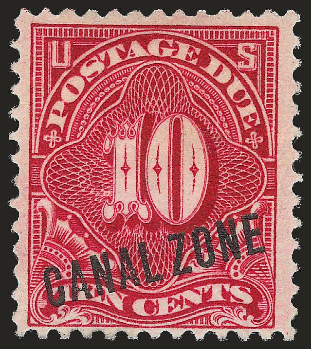 1914, 10c Rose Carmine, Postage Due (J3).> Fresh, bright color, Fine