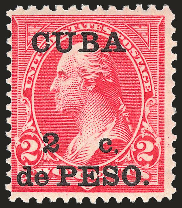 1900, 2c on 2c Reddish Carmine, Ty. IV, Special Printing (222A-SP).> Original gum, lightly hinged, Fine, with 1981 P.F. certificate as 222 variety