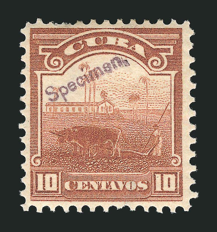 1899, 1c-10c Republic Issues, Specimen Ovpts. (227S-231S).> 10c with couple short perfs, otherwise Fine-Very Fine, each value with 1976 P.F. certificate