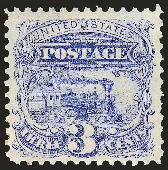 3c Ultramarine (114).> Original gum, tiny h.r., bright shade on crisp paper, Very Fine and choice, with copy of 1998 P.F. certificate for block of four