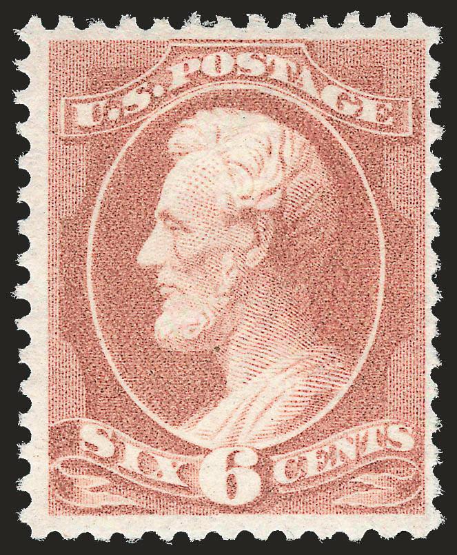 6c Rose (208).> Original gum, small h.r., radiant color on crisp paper, Very Fine, with 1998 P.F. certificate
