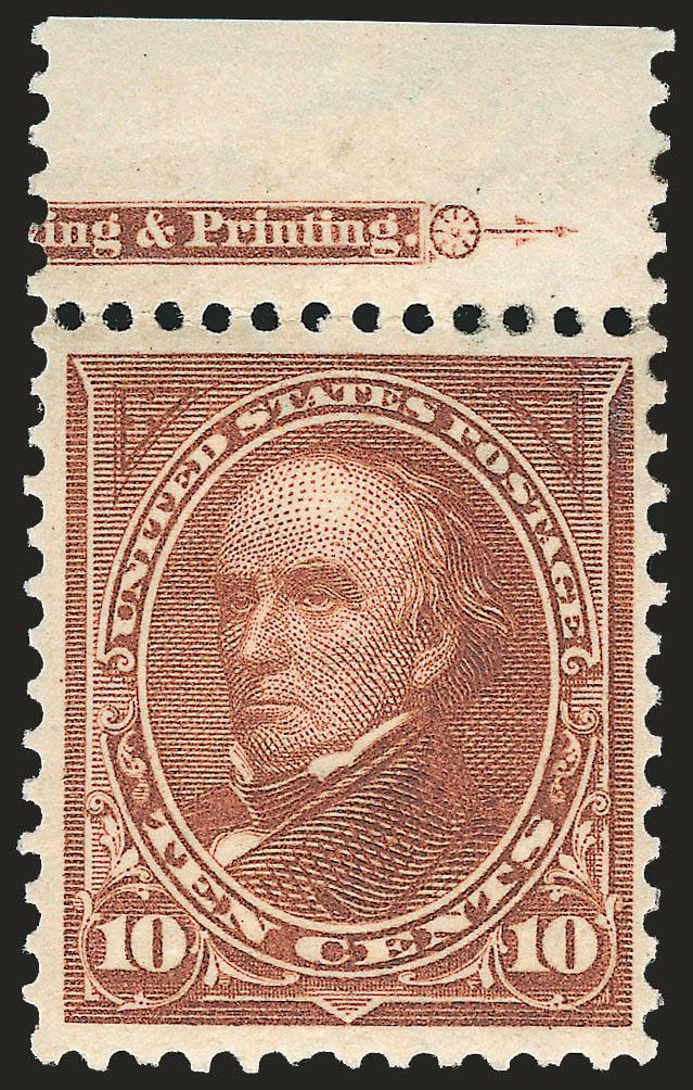 1c-10c 1898 Issue (279-282C).> Incl. two 4c (shades), Mint N.H. except last, 2c with plate no. 815 at bottom,  one 4c and 10c with part imprint at top, rich colors, choice centering, Very Fine-Extremely Fine,
three with P.F. certificates