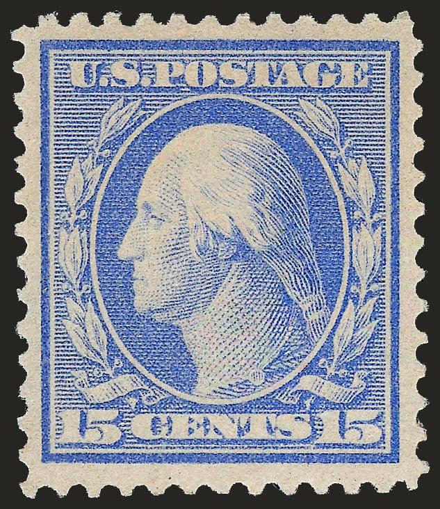 15c Pale Ultramarine, Bluish (366).> Balanced margins and choice centering on deeply blued paper, fresh and bright<><>^EXTREMELY FINE. A BEAUTIFUL EXAMPLE OF THE 15-CENT BLUISH PAPER.^<><>With 1998 P.F.
certificate