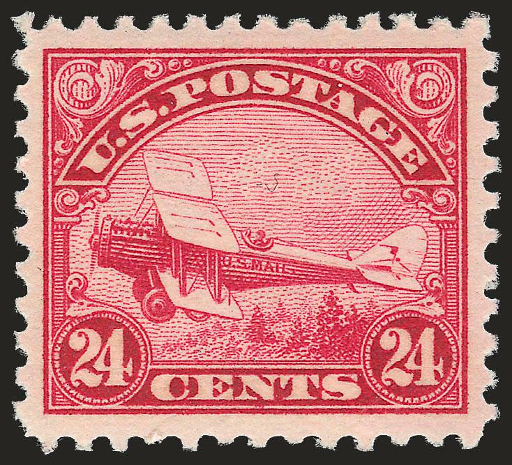 6c-24c 1918-23 Air Post (C1, C3, C5-C6).> Mint N.H., rich colors on bright paper, Very Fine and choice