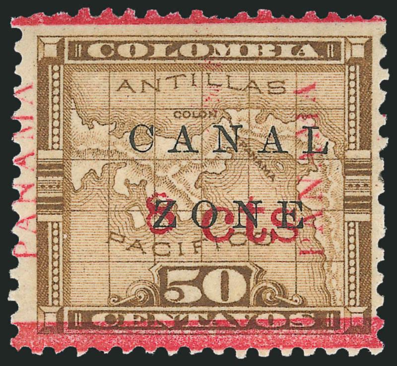 1904, 8c on 50c Bister Brown (15).> Slightly tropicalized original gum, bright colors, fresh and Fine, only 435 were issued, with 1970 A.P.S. certificate
