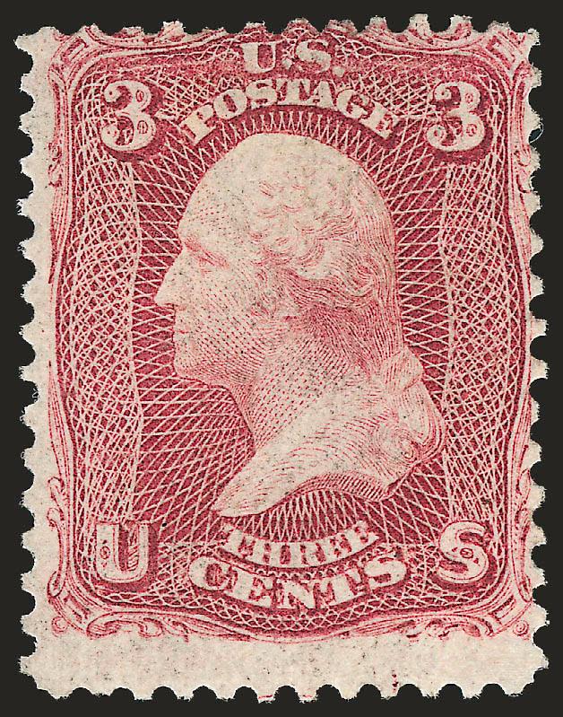 3c Lake (66).> Original gum, rich color, Very Good, with 2009 P.F. certificate