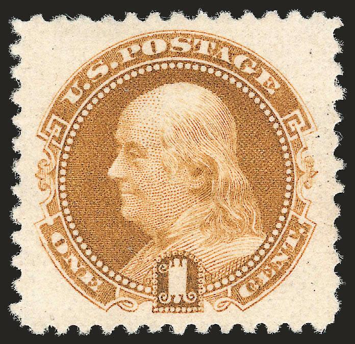 1c Brown Orange, 1881 Re-Issue (133a).> Without gum as issued, uncommonly wide margins and very well-centered, marvelous deep color, Extremely Fine Gem, with 2007 P.F. certificate (XF-Superb 95)